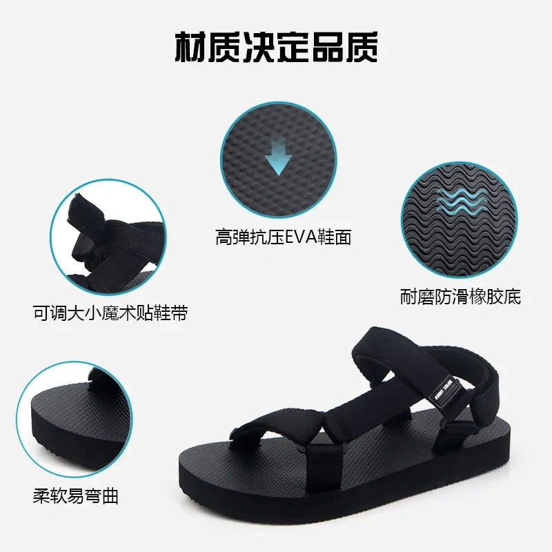 
                  
                    Men Sandals Simple Casual Summer Shoes Comfortable Sneakers Outdoor Beach Vacation Sandals 2023 New Male Casual Sandals shoes
                  
                