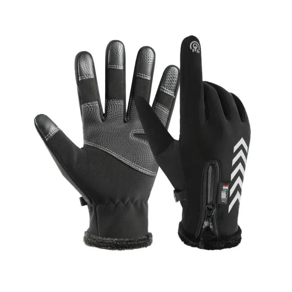 
                  
                    Men Winter Waterproof Cycling Gloves Outdoor Sports Running Motorcycle Ski Touch Screen Fleece Non-slip Warm Full Fingers
                  
                