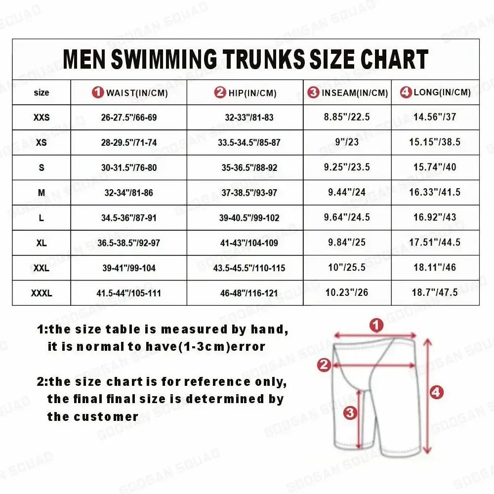 
                  
                    New Men Swim Jammer Swimming Trunks Professional Swim Surf Trunks Summer Beach Lycra Quick Dry Uv Protection Gym Tights Shorts
                  
                