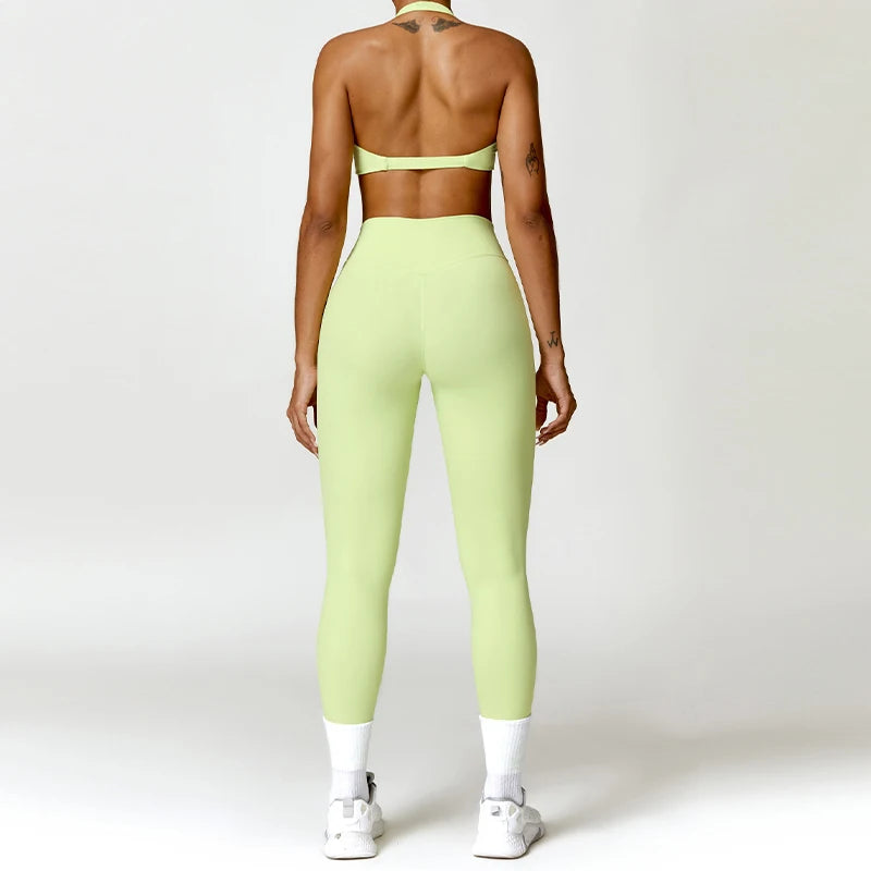 
                  
                    2Pcs Sports Suit Female Yoga Suit Gym Workout Set Women Tracksuit Running Quick-Drying Yoga Clothing Fitness High Waist Legging - MOUNT
                  
                