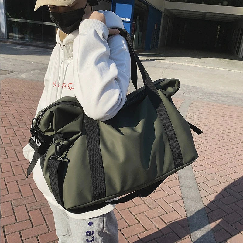 
                  
                    Oxford Travel Bag Handbags Large Capacity Carry On Luggage Bags Men Women Shoulder Outdoor Tote Weekend Waterproof Sport Gym Bag - MOUNT
                  
                
