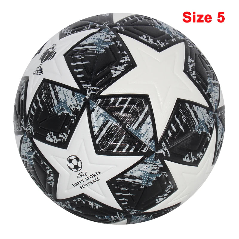 
                  
                    High Quality Soccer Balls Official Size 4/5 PU Material Seamless Goal Team Outdoor Match Game Football Training Ballon De Foot
                  
                