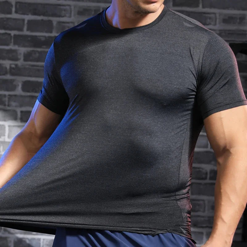 
                  
                    MOUNT Men's Gym Workout Muscle Fit Shirt Thin Loose-fitting Casual T-shirt Stretchy Quick-drying...
                  
                