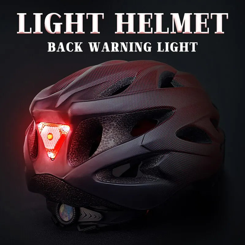 
                  
                    Bike Helmet with LED Tail Light Adult Cycling Helmet Fit 58-62cm Lightweight Breathable Colorful Bicycle Helmets Accessories - MOUNT
                  
                