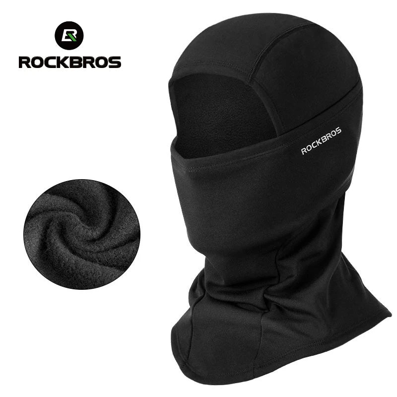 ROCKBROS Men's Balaclava Windproof Ski Mask Cold Weather Balaclava Mask Winter Thermal Hood for Skiing Cycling Helmet