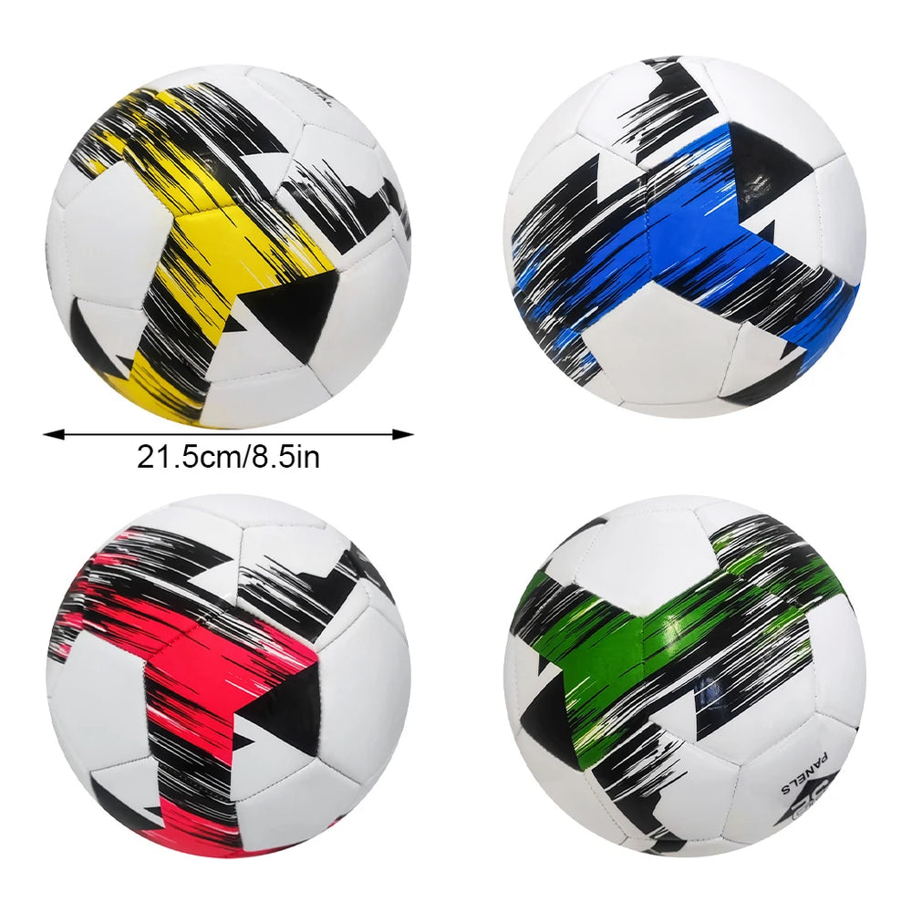 Professional Football Soccer Balls Official Size 5 PVC Machine-stitched Football Ballon De Foot Outdoor Match Game Football Trai