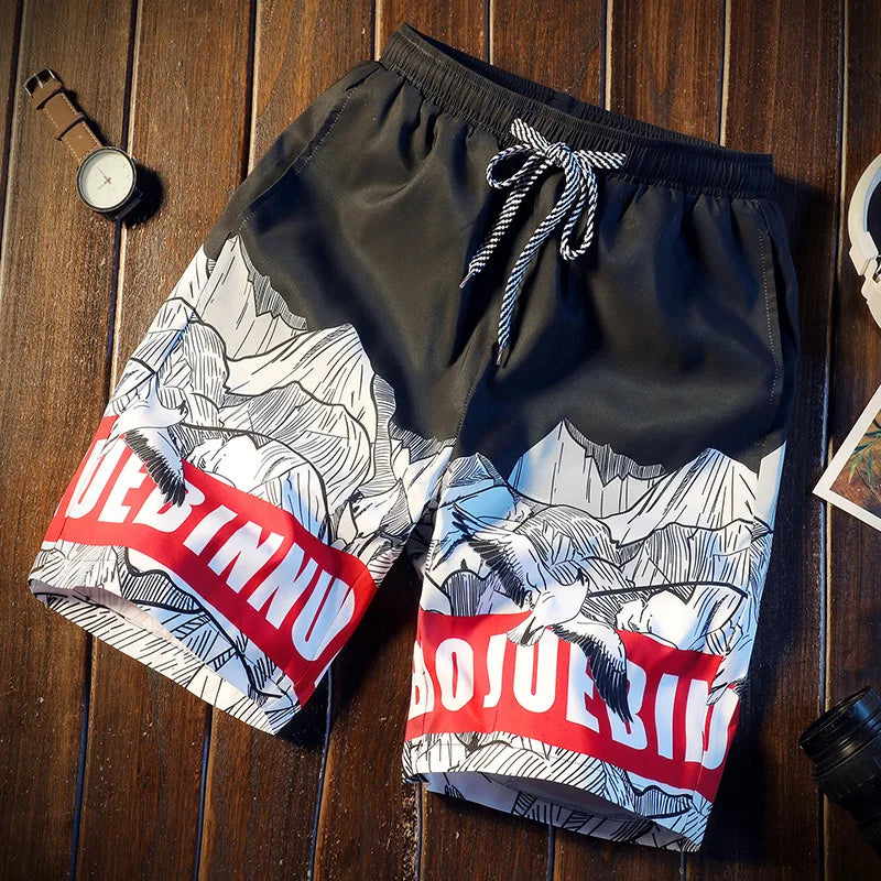 
                  
                    Mens Fashion Summer Beach Shorts Funny 3d Printed Short Pants Male Swimsuit Streetwear Loose Breathable Beachwear Shorts Pants
                  
                