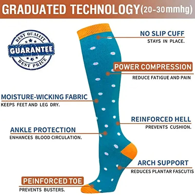 
                  
                    58 New Compression Socks For Men Women To Promote Blood Circulation Care Diabetes Edema Outdoor Running Bicycle Fitness Flight
                  
                