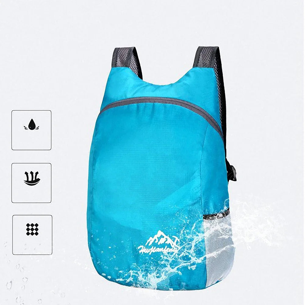 
                  
                    Men Foldable Lightweight Outdoor Backpack 20L Unisex Portable Camping Hiking Travel Daypack Leisure Waterproof Women Sport Bag - MOUNT
                  
                