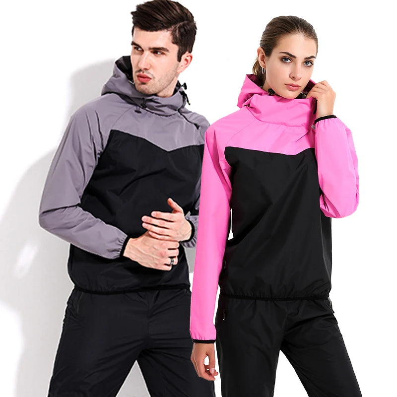 
                  
                    UETEEY Sauna Suit Gym Set Men Full Body Sweating Sportswear Women Boxing Running Training Fitness Weight Loss Unisex Tracksuit
                  
                