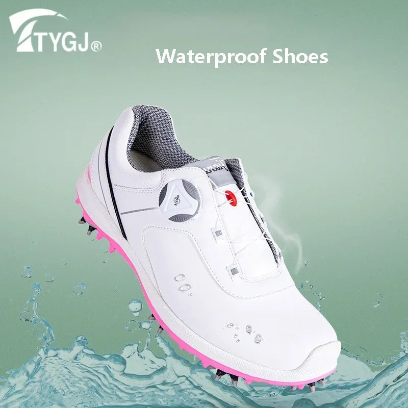 
                  
                    TTYGJ Microfiber Waterproof Golf Shoes Women Anti-skid Spike
                  
                