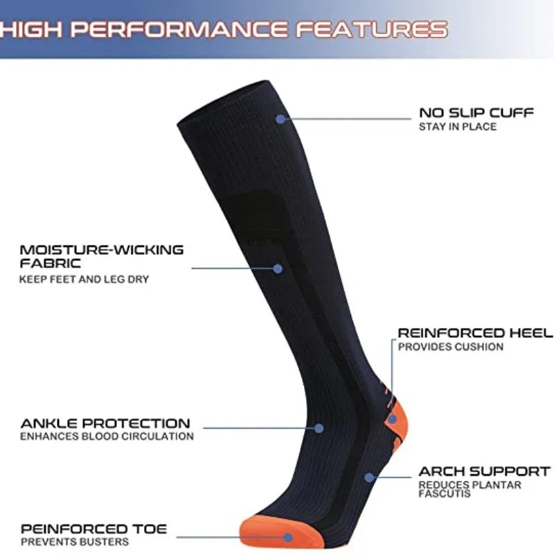 
                  
                    Compression Socks Male Female Arrow Pattern 20-30mm Outdoor Running Bicycle Hiking Sports Socks Elastic Varicose Veins Diabetes
                  
                