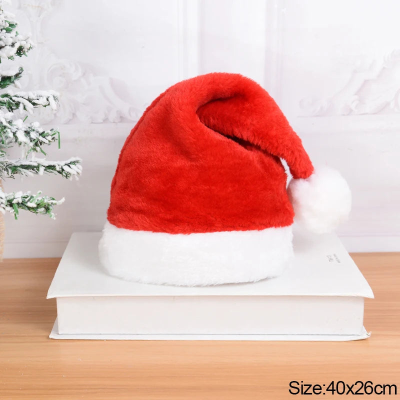 
                  
                    2024 Knitted Christmas Hat Cute Pompom Adult Child Soft Beanie Santa Cap New Year Party Kids Gift Navidad Natal Noel Decoration
                  
                