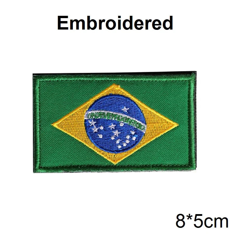 
                  
                    MOUNT PVC/Embroider Flag Patches UK Spain France Germany US Russia Tactical Hook Badge Rubber...
                  
                