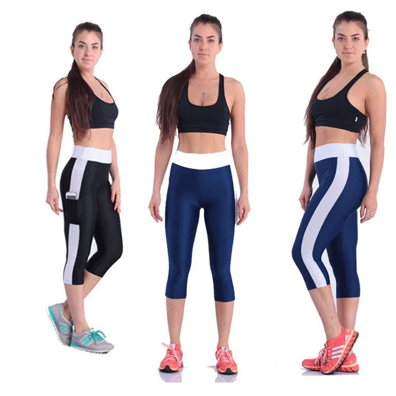 
                  
                    Sport Women's Fitness Running Yoga Pants Side Puffs Elastic Push Up Leggings Sports Workout Tights Gym Girls Trousers Plus Size
                  
                