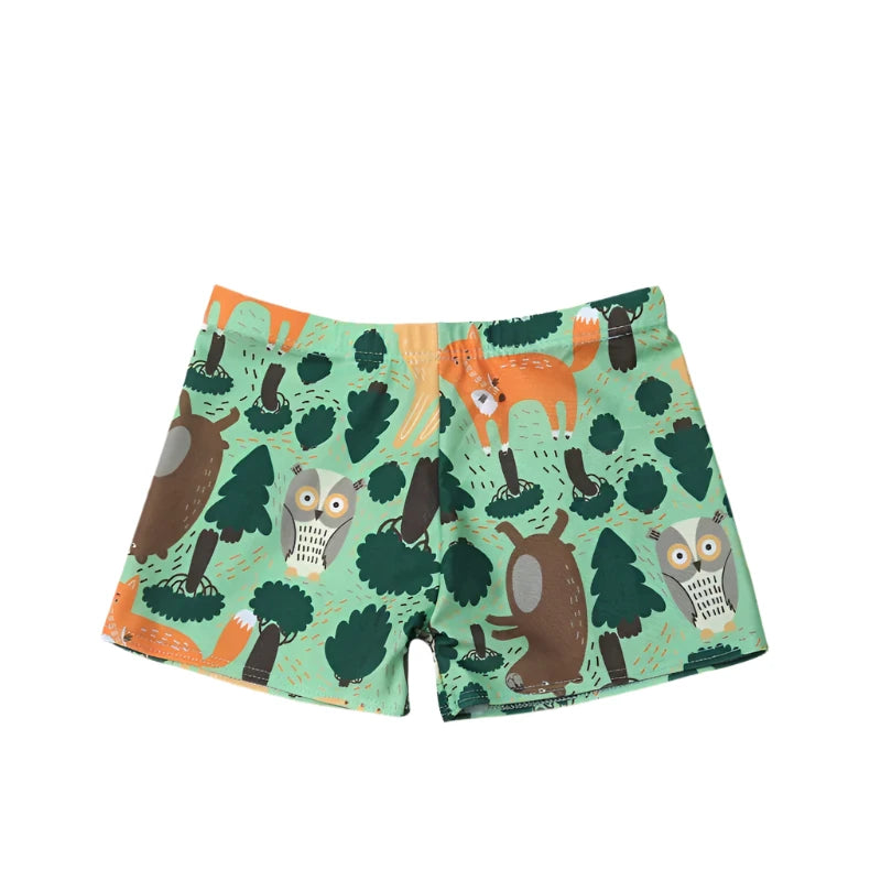 New Children Swimming Trunks Quick-drying Shorts Kids Cartoon Bathing Suits Boy Swimsuit Summer Beach Swimwear