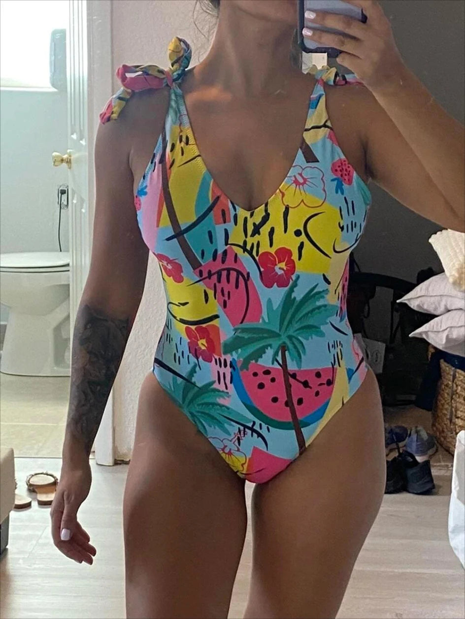 
                  
                    Sexy Print Swimwear Women 2023 One Piece Swimsuit Female Bathing Suit Summer Swimming for Beach Wear maillot de bain monokini
                  
                