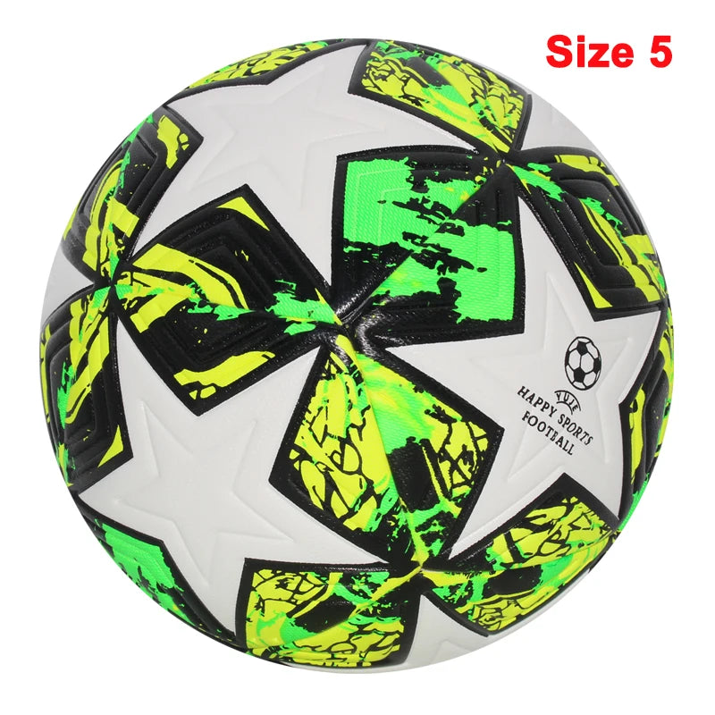 
                  
                    High Quality Soccer Balls Official Size 4/5 PU Material Seamless Goal Team Outdoor Match Game Football Training Ballon De Foot
                  
                