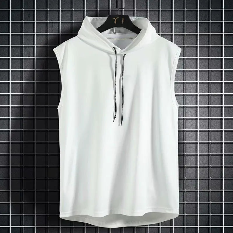 
                  
                    MOUNT Summer Gym Tank Top Men Hooded Sleeveless Shirt Bodybuilding Top Fashion Hip Pop Vest Sweatshirt Fitness Singlets Man Clothing
                  
                