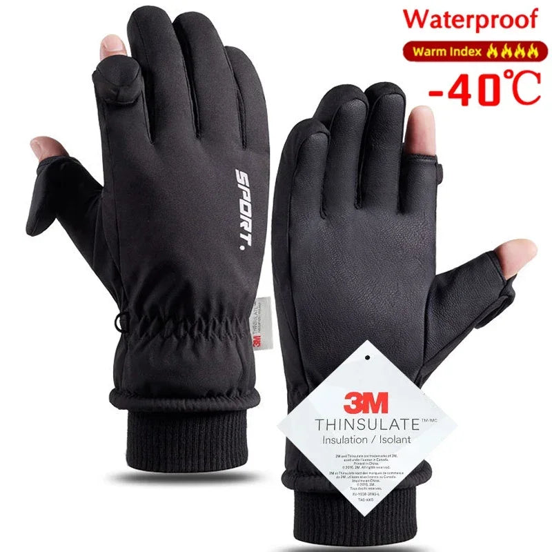 
                  
                    Winter Men Women Gloves TouchScreen Waterproof Windproof Gloves Outdoor Sports Warm Cycling Snow Ski Gloves Full Finger Non-slip
                  
                