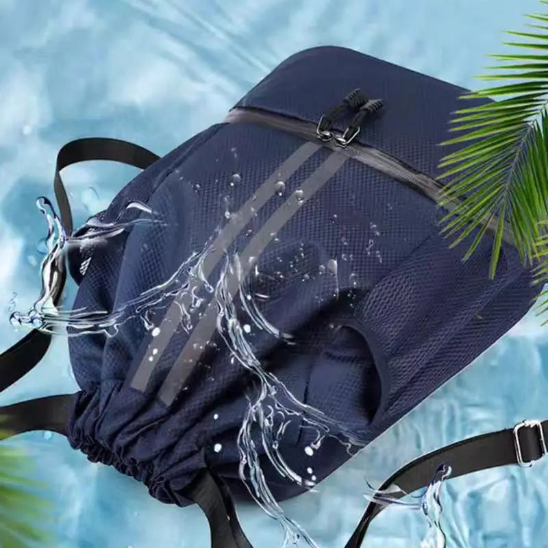 
                  
                    Foldable Waterproof Gym Bag Fitness Backpack Drawstring Shop Pocket Hiking Camping Beach Swimming Men Women Sports Bags
                  
                