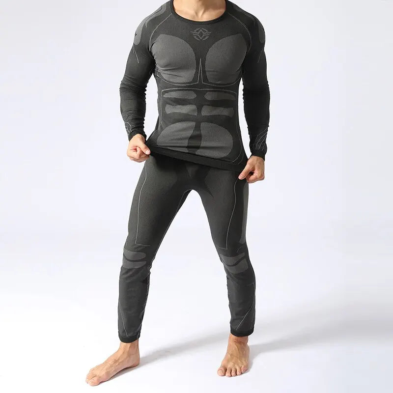 
                  
                    Men Sport Thermal Underwear Suits Outdoor Cycling Compression Sportswear Quick Dry Breathable Clothes Fitness Running Tracksuits - MOUNT
                  
                