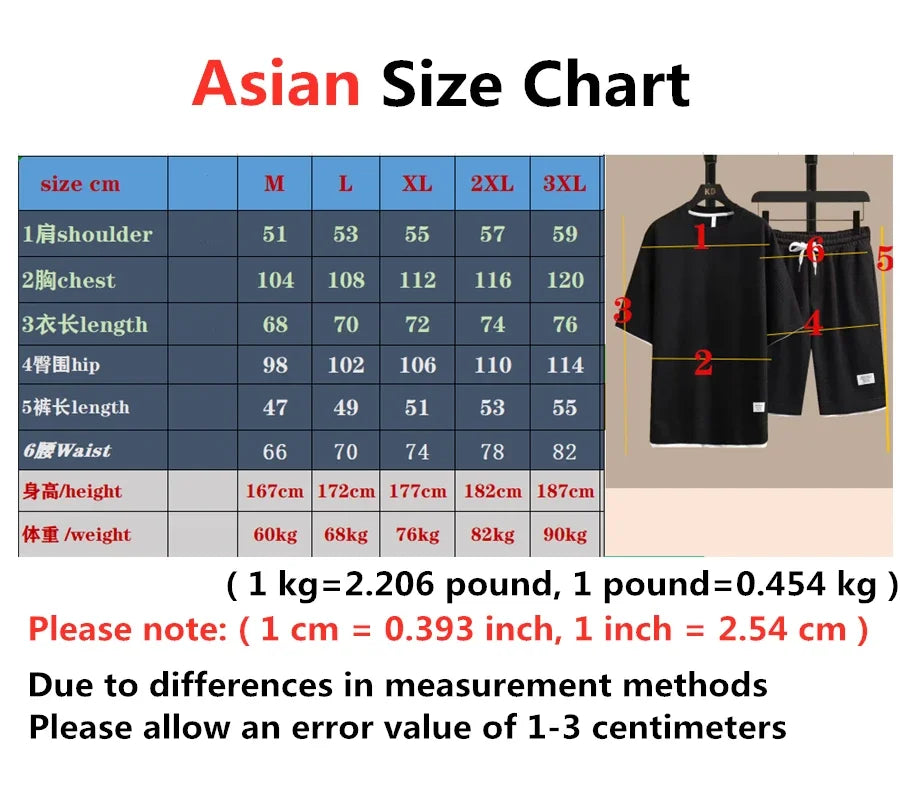 
                  
                    Korean Men's Tracksuit Short Sleeve T-shirts And Sports Summer Casual Outfits Joggers Sets Two Piece Suit Spider
                  
                