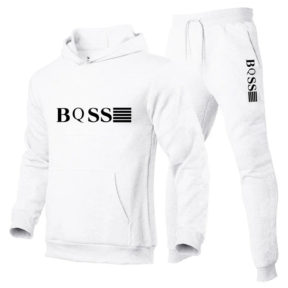 
                  
                    MOUNT Men's Sports Suits Fashion Tracksuit Women Hoodies + Pants Two Pieces Sets Running Casual...
                  
                