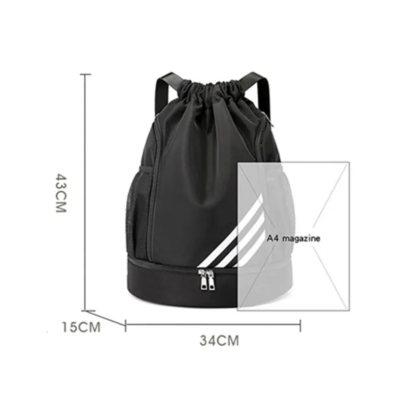 
                  
                    Gym Sports Bag Women's Drawstring Bolsas For Shoes Male Large Cycling Basketball Female Weekend Luggage Travel Yoga Backpack Men
                  
                