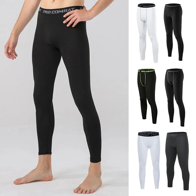 
                  
                    New Compression Pants Leggings Men Running Sport Quick Dry Pants Fitness Training Trousers Male Workout Clothing - MOUNT
                  
                