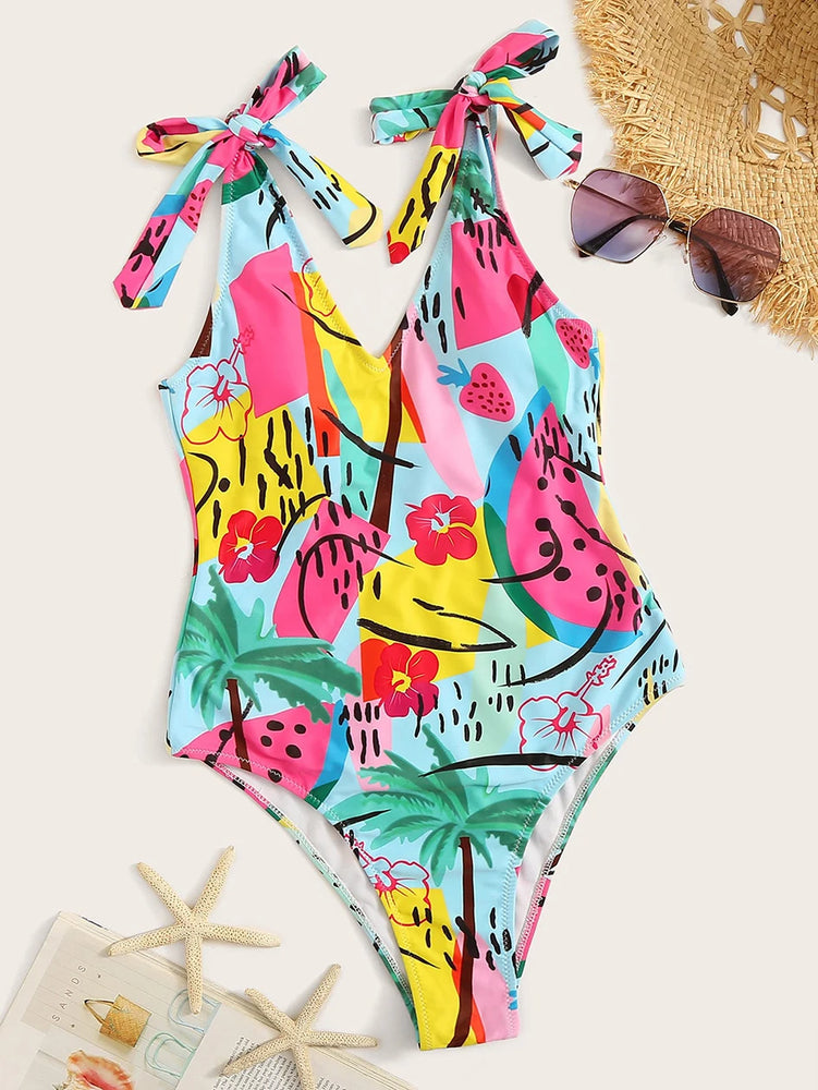 
                  
                    Sexy Print Swimwear Women 2023 One Piece Swimsuit Female Bathing Suit Summer Swimming for Beach Wear maillot de bain monokini
                  
                