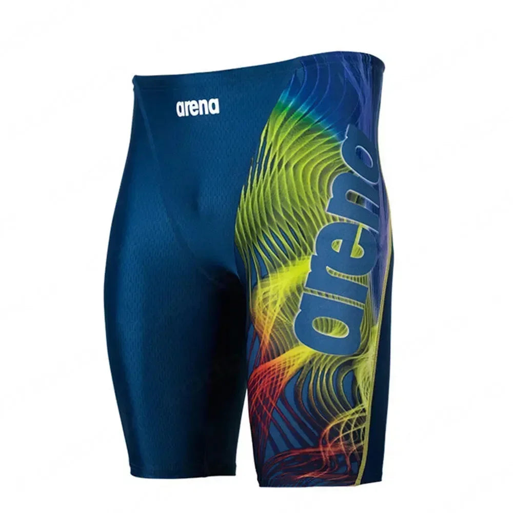 
                  
                    New Men Swim Jammer Swimming Trunks Professional Swim Surf Trunks Summer Beach Lycra Quick Dry Uv Protection Gym Tights Shorts
                  
                