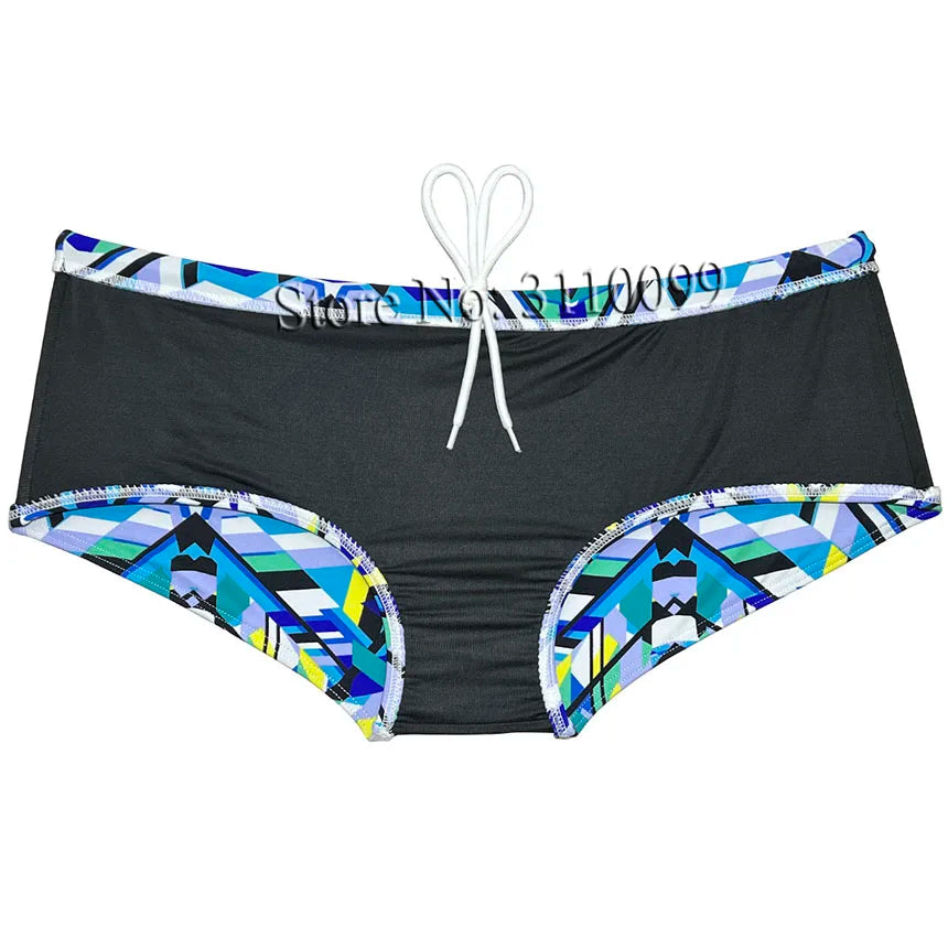 
                  
                    Men's Swimwear Printed Swim Briefs Board Surf Shorts Boxer Swimsuits Drawstring Underwear
                  
                