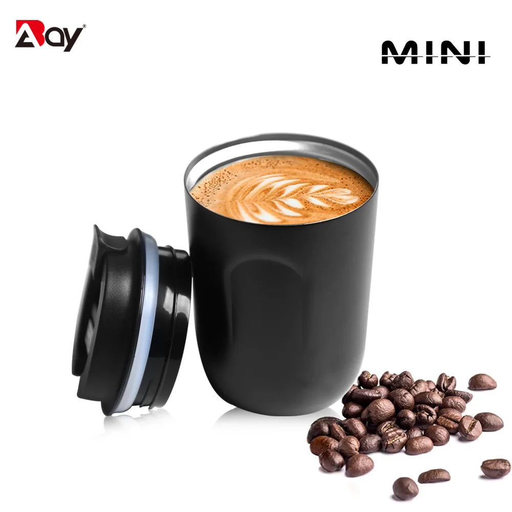 Cup Thermal Mugs for Hot Drinks Mini Insulated Tumbler With Lid Thermos Bottle for Coffee Stainless Steel Leakproof Vacuum Flask