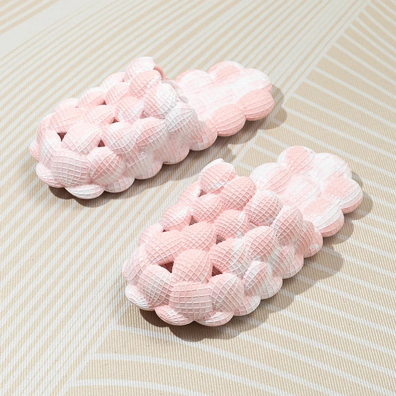 
                  
                    MOUNT Women Man Soft Bubble Slippers Fashion 2023 New EVA Cool Home Beach Shoes Massage Sole...
                  
                