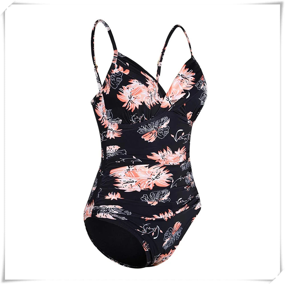 
                  
                    Strape Swimsuit 2023 Women One Piece Vintage Swimwear Female Sexy Printed Bodysuit Bather Bathing Swimming Suit Summer Beachwear
                  
                