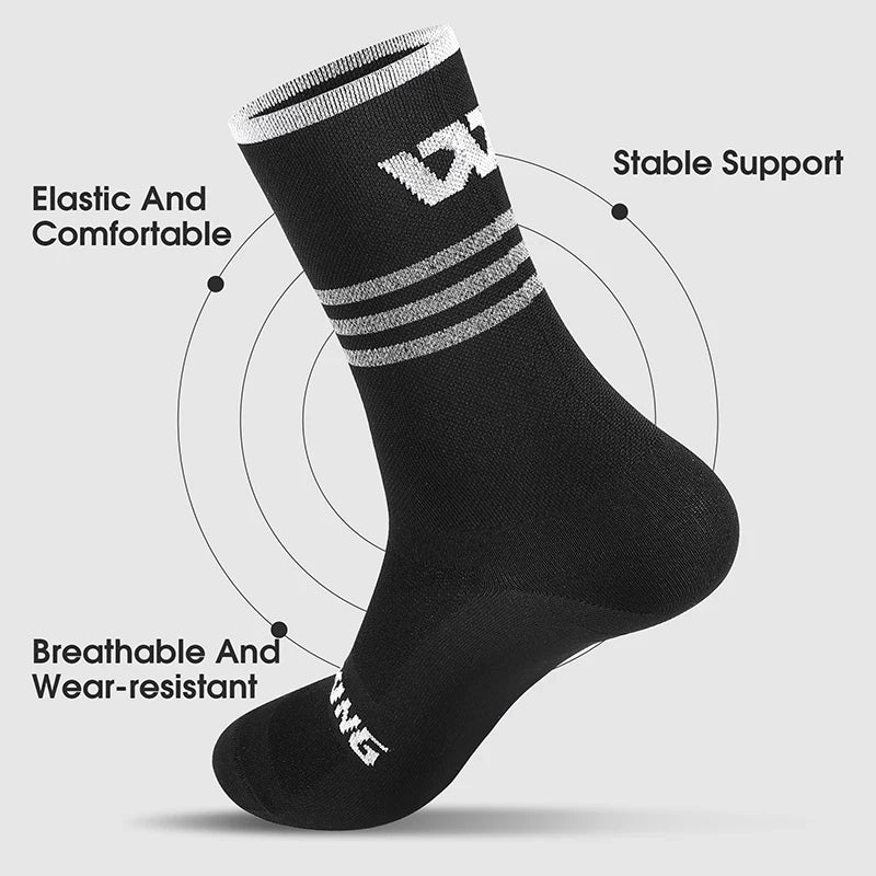 
                  
                    WEST BIKING Sports Football Socks 1Pair Breathable Anti-slip Outdoor Running Soccer Sock Striped Racing Stockings Cycling Socks
                  
                