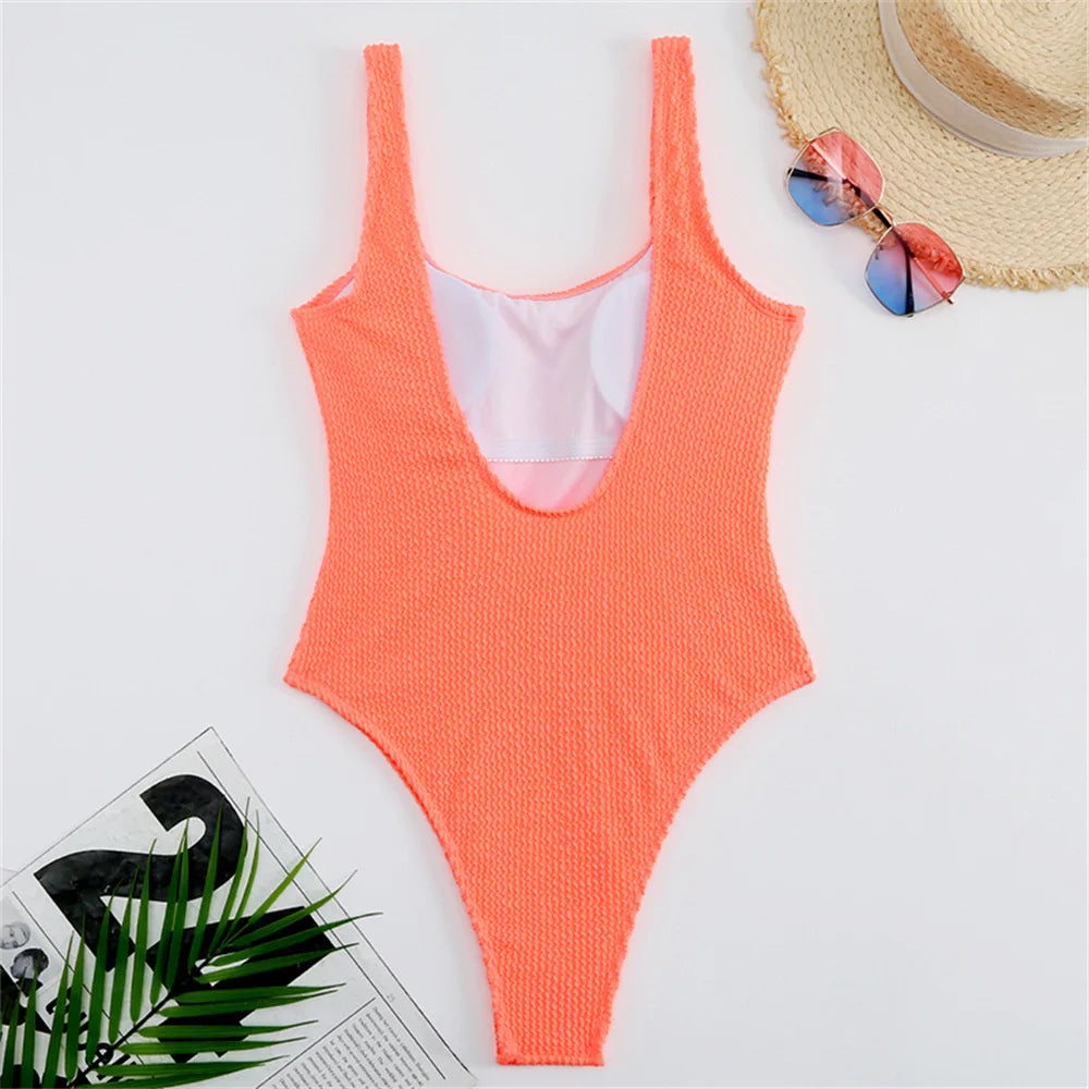 
                  
                    Sexy Solid Swimwear Female One Piece Swimsuit Closed Push Up Women's Swimming Bathing Suits Bodysuit Beach Pool Bather 2024
                  
                