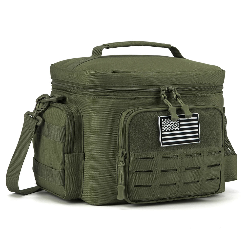 
                  
                    MOUNT Tactical Lunch Box for Men Outdoor Heavy Duty Lunch Bag Work Leakproof Insulated Durable Thermal Cooler Bag Meal Camping Picnic
                  
                