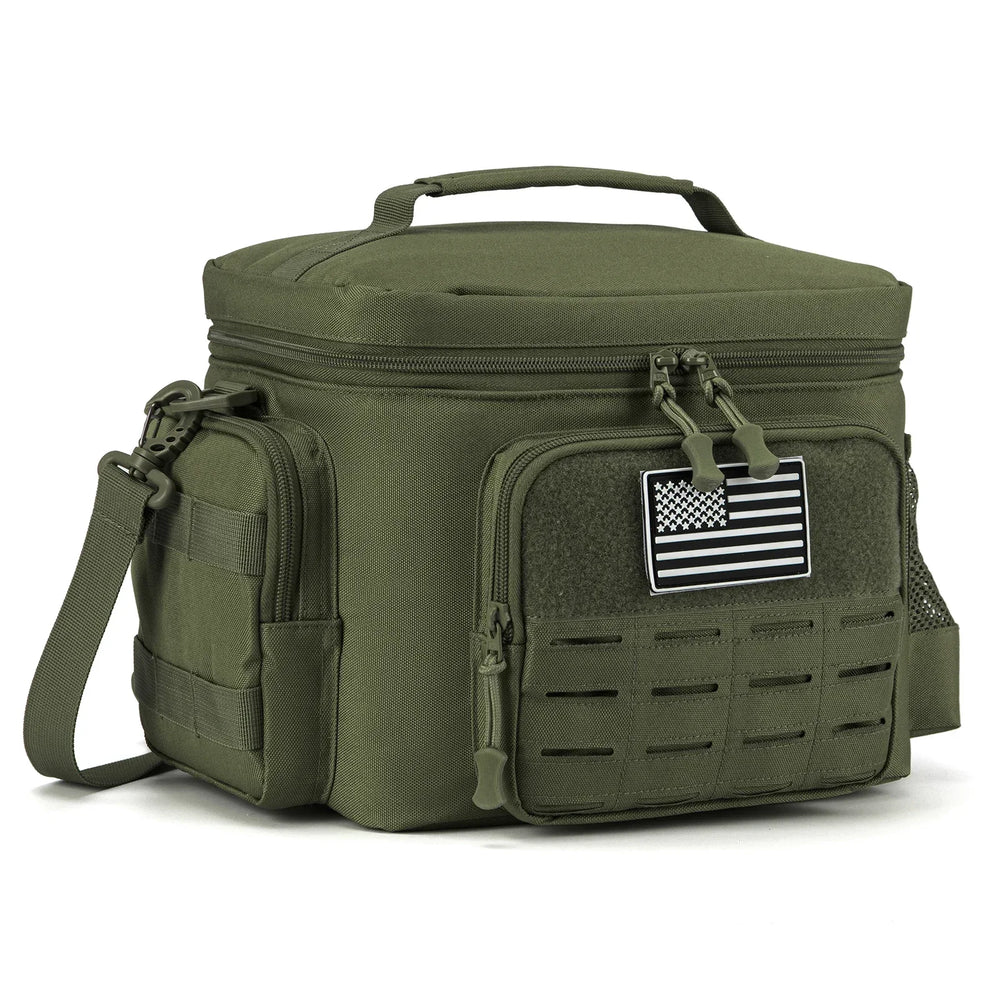 
                  
                    Tactical Thermal Cooler Bag Outdoor Heavy Duty Lunch Box Work Leakproof Insulated Durable Lunch Bag for Men Meal Camping Picnic
                  
                