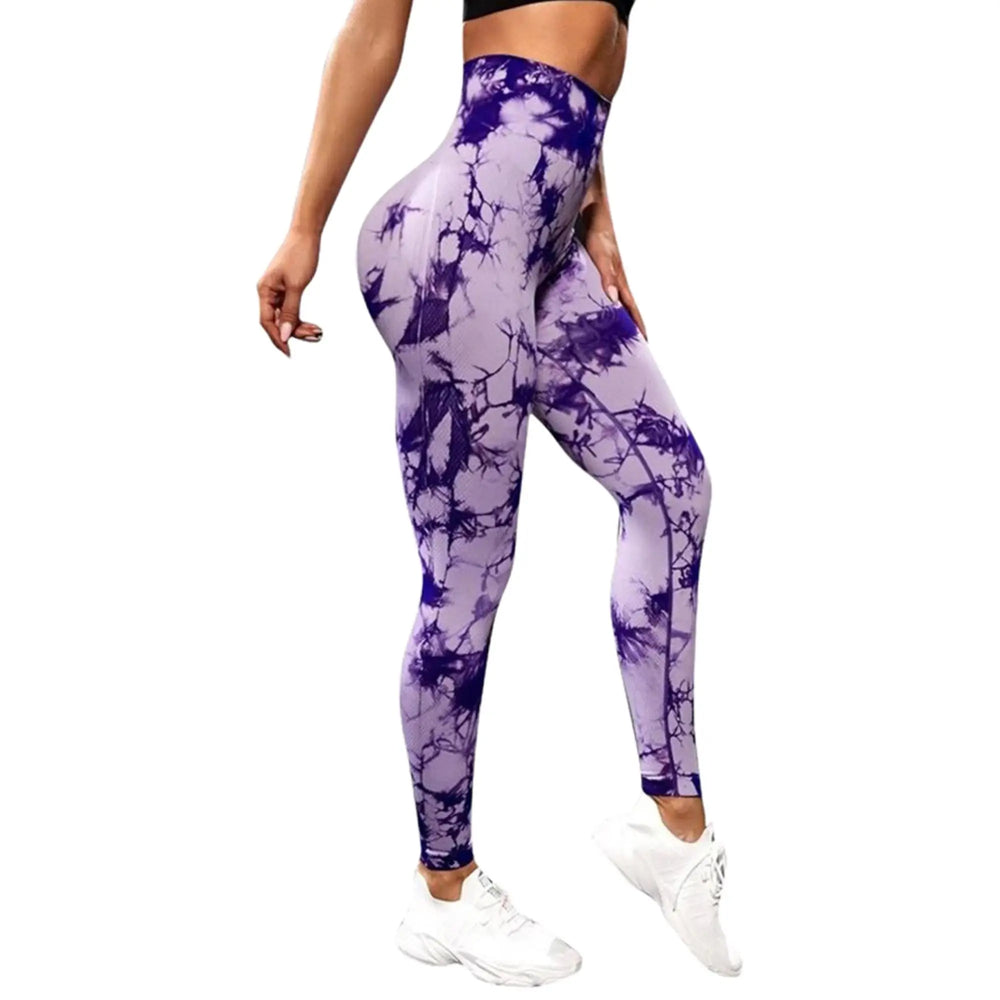 Seamless Tie Dye Leggings Women Sexy Fitness Gym Legging Push up High waist Leggings Sport Pants Women Clothing