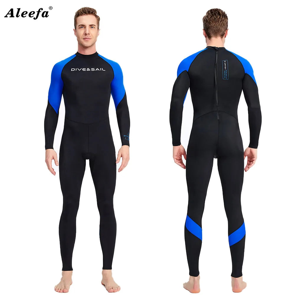 
                  
                    Rash Guard Suit for Men Surfing Snorkel Diving Full body One piece Swimsuit UV50 Sun UV Protection
                  
                