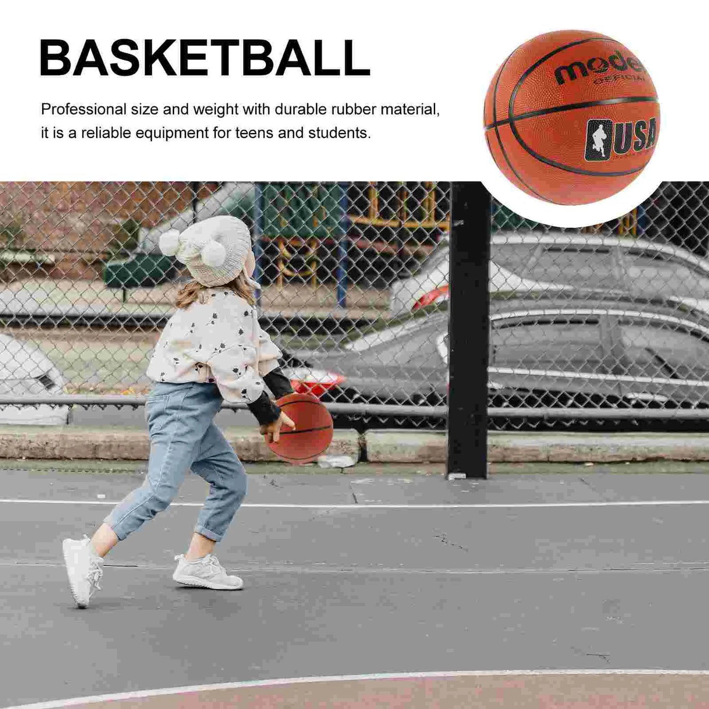 
                  
                    22cm Standard Basketball Kids Competition Basketball Standard Ball Teens Outdoor Training Ball Team Basketballs Indoor sports
                  
                