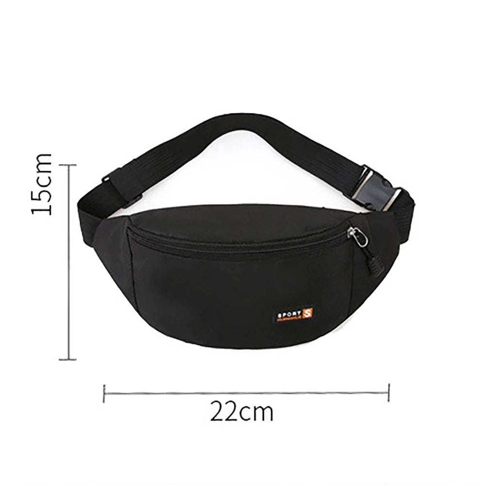 
                  
                    Unisex Waist Bag Small Canvas Shoulder Crossbody Bags for Women 2023 Men's Sports Fanny Pack Fashion Phone Female Chest Bag
                  
                