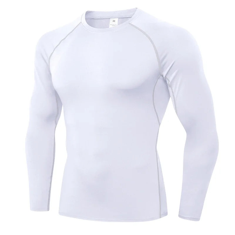 
                  
                    Men's Compression Shirts Longs Sleeve Workout Gym T-Shirt Running Tops Cool Dry Sports Base Layer Athletic Undershirts
                  
                