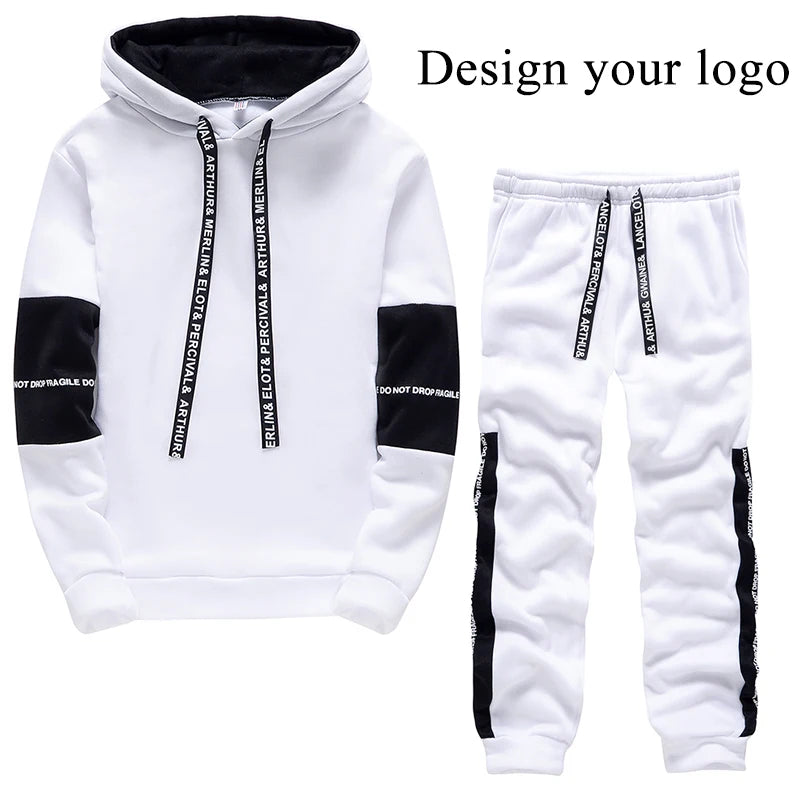 
                  
                    Men Tracksuit Two Piece Set 2022 Autumn and Winter Pullover Hoodies Sweatshirt+Pants Suit Man Hoodies Set Tracksuit Men Luxury
                  
                