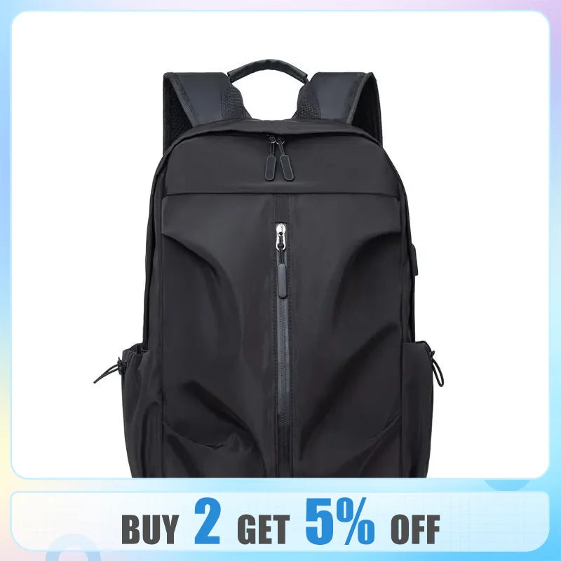 
                  
                    Men And Women Universal Classic Versatile Solid Color Student Backpack Large Capacity Shoulder Bag - MOUNT
                  
                
