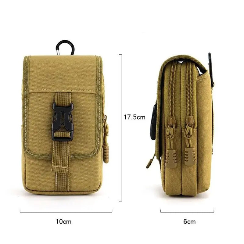 
                  
                    Men Wallet Double Layer Waist Bag Outdoor Sports Waterproof Military Phone Bag Belt Bags Camping Hunting Tactical Fanny Pack
                  
                