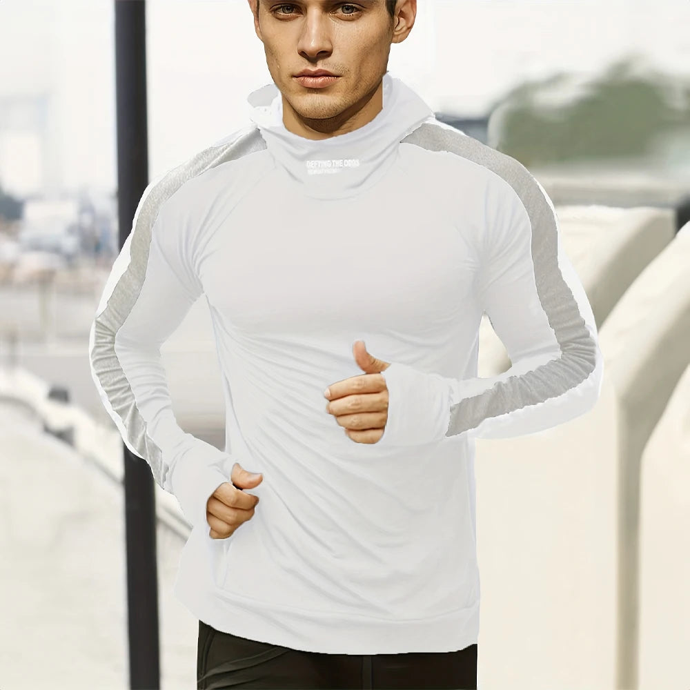 
                  
                    MOUNT Autumn New Running Sports Fitness Clothing Tight Sports Jogging Compression Men's Hoodie...
                  
                