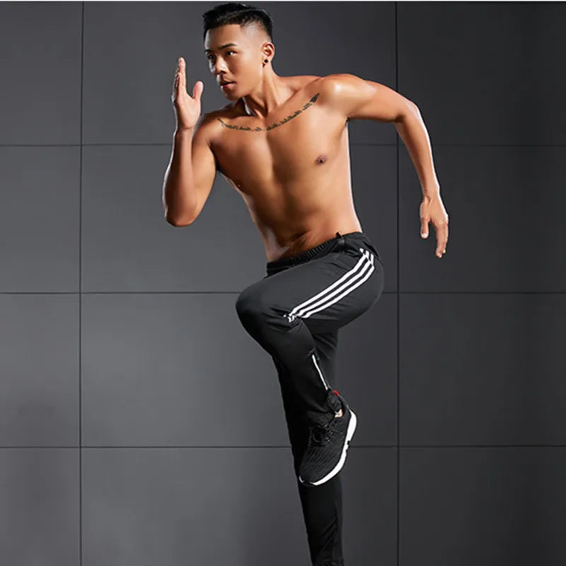 
                  
                    Men Running Sport Pants Jogging Sweatpants Casual Outdoor Quick Dry Loose Zipper Training Gym Fitness Trousers - MOUNT
                  
                